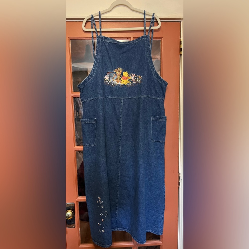 Disney Winnie the Pooh Denim Maxi Dress